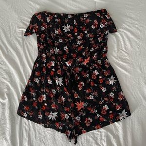 Target Strapless Romper Size Large